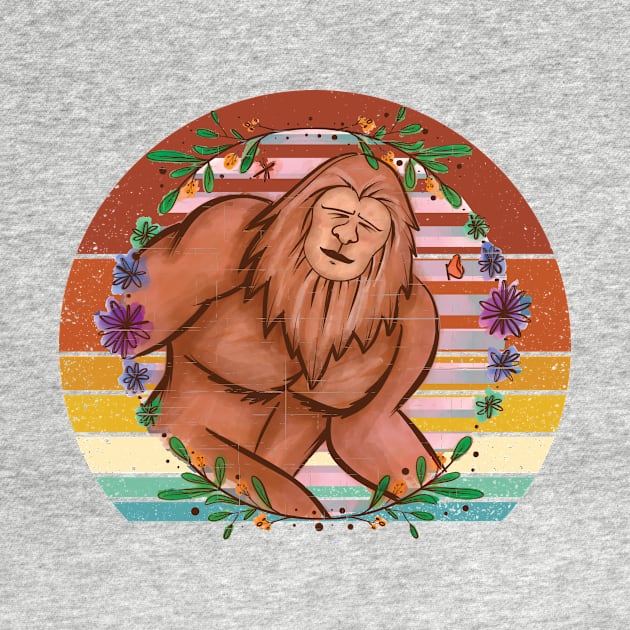 Cute Bigfoot Shirt, Sasquatch Shirt for Men and Women, Cryptid Zoology Tee by ThatVibe